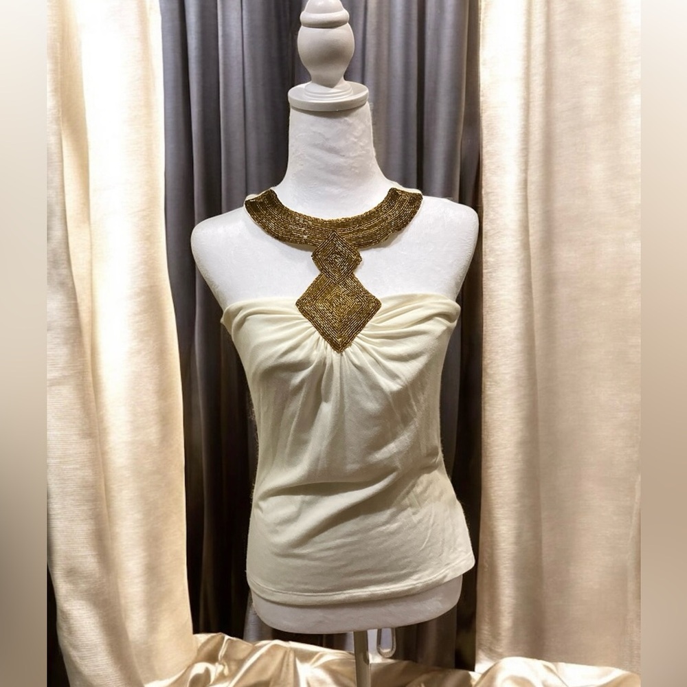 Nikki Danielle Cream Top